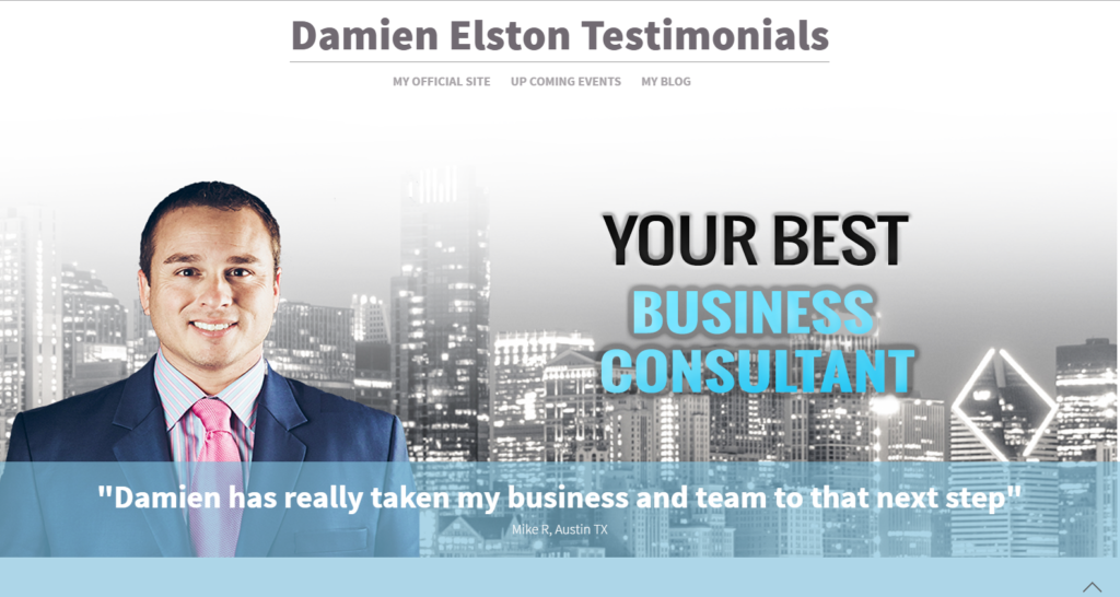 Damienelstontestimonials.com